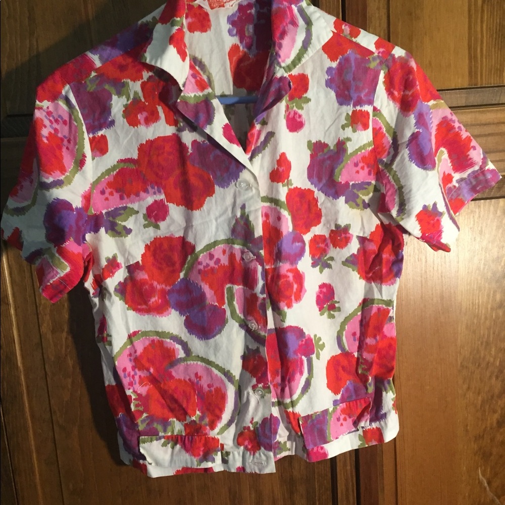 vintage crop top